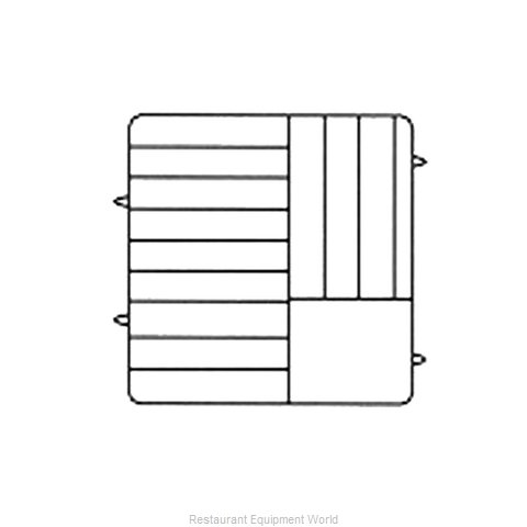 Vollrath PM1211-3 Dishwasher Rack, Plates