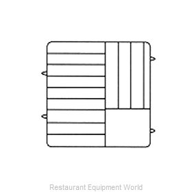 Vollrath PM1211-3 Dishwasher Rack, Plates