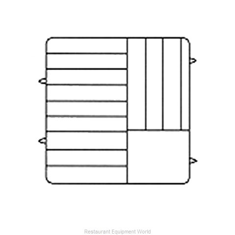 Vollrath PM1211-6 Dishwasher Rack, Plates