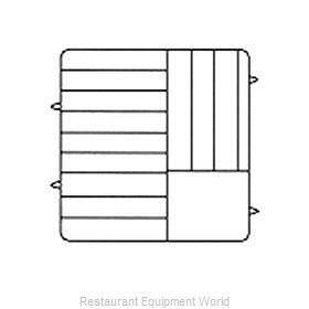 Vollrath PM1211-6 Dishwasher Rack, Plates