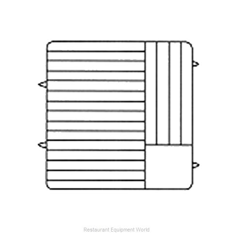 Vollrath PM1912-6 Dishwasher Rack, Plates