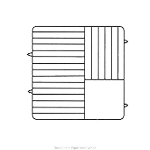 Vollrath PM2110-5 Dishwasher Rack, Plates