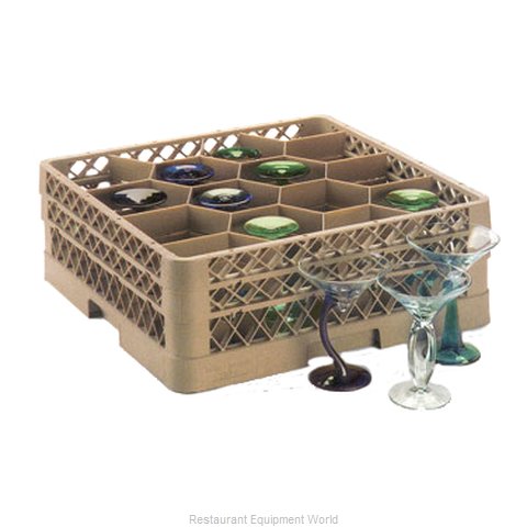 Vollrath TR18J Dishwasher Rack, Glass Compartment