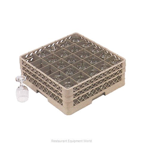 Vollrath TR6BBBBB Dishwasher Rack, Glass Compartment