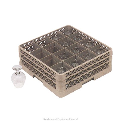 Vollrath TR8DDDD Dishwasher Rack, Glass Compartment