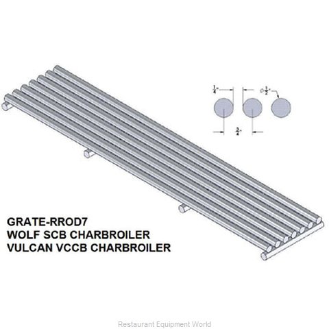 Vulcan-Hart GRATE RROD7 Broiler Grate