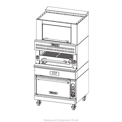 Vulcan-Hart VBB1F Broiler, Deck-Type, Gas