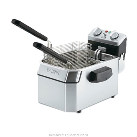 Waring WDF1500B Fryer, Electric, Countertop, Full Pot