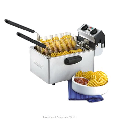 Waring WDF75B Fryer, Electric, Countertop, Full Pot