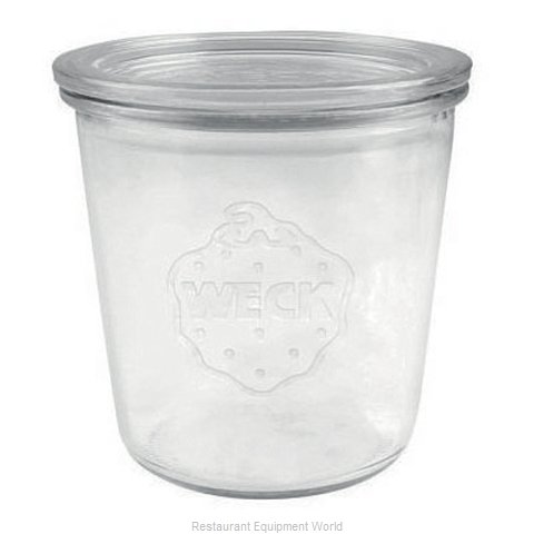 Paderno World Cuisine 41589-58 Storage Jar / Ingredient Canister, Glass (Magnified)