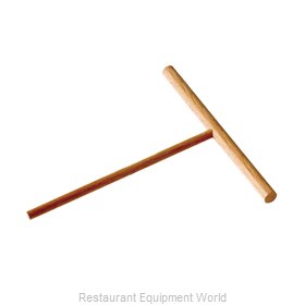 World Cuisine 42900-24 Flat Wood T Shaped Crepe Spreader
