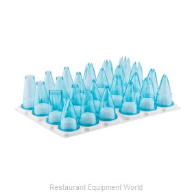 Paderno World Cuisine 47250-24 Cake Decorating Tube Tips