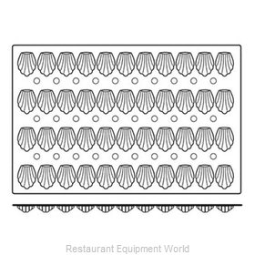 Paderno World Cuisine 47678-05 Baking Sheet Pastry Mold Flexible