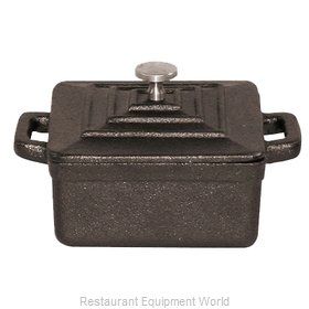 World Cuisine Cast Iron Rectangular Dutch Oven 5 Black A17535b