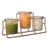 Paderno World Cuisine A4982523 Condiment Caddy, Rack Set