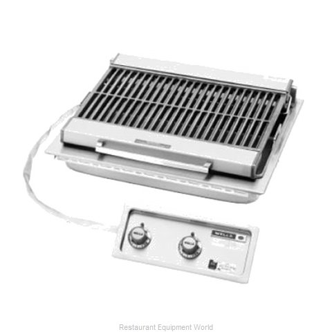 Wells B-406 Charbroiler, Electric, Built-In