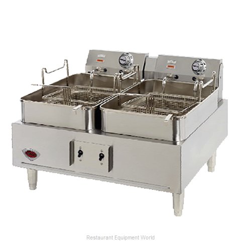 Wells F-30 Fryer, Electric, Countertop, Split Pot