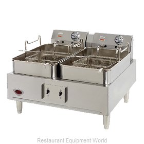 Wells F-30 Fryer, Electric, Countertop, Split Pot