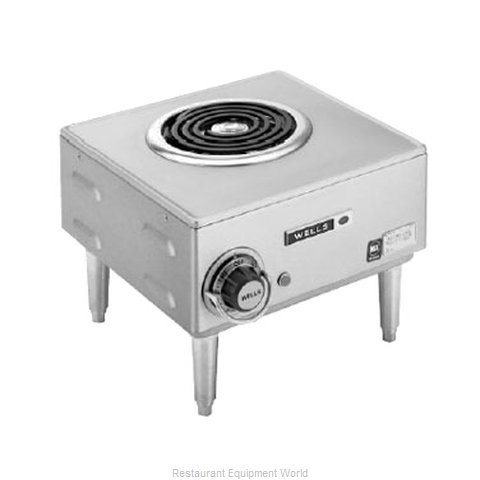 Wells H-33 Hotplate, Countertop, Electric (Magnified)