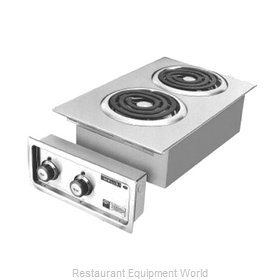 Wells H-636 Hotplate, Built-In, Electric