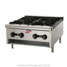 Wells HDHP-2430G Hotplate, Countertop, Gas