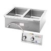 Unidad Caliente para Alimentos, Eléctrica, Empotrable por En
 <br><span class=fgrey12>(Wells MOD-200D Hot Food Well Unit, Drop-In, Electric)</span>