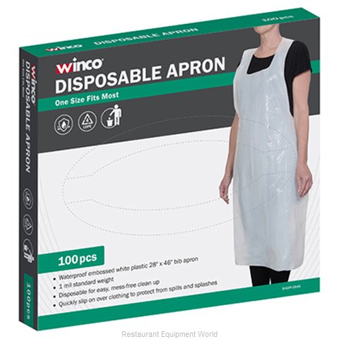Winco BADP-2846 Disposable Apron