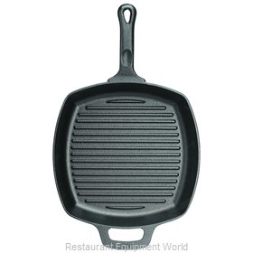 Winco CAGP-10S Cast Iron Grill / Griddle Pan