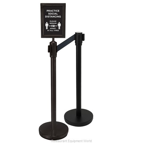 Winco CGS-SETA Crowd Control Stanchion, Retractable