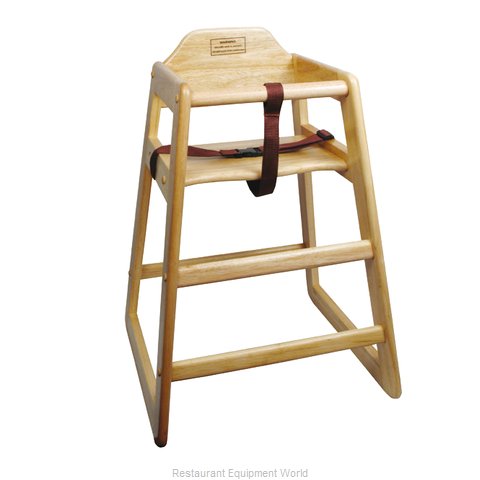 Winco CHH-101 High Chair, Wood