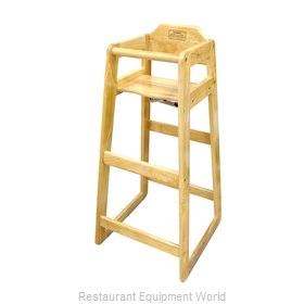 Winco CHH-601 High Chair, Wood