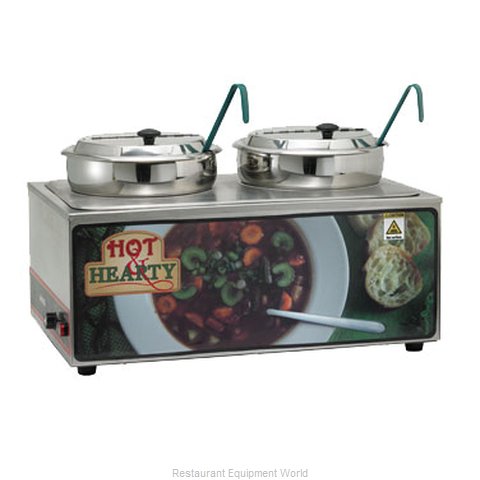 Winco ESM-27HNB Food Pan Warmer/Cooker, Countertop