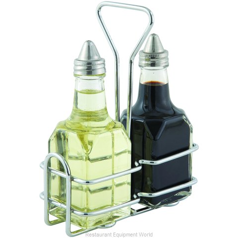 Winco G-104S Oil & Vinegar Cruet Set