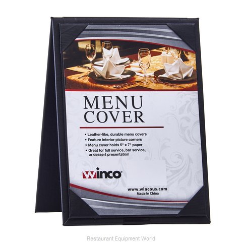 Winco LMTD-57BK Tabletop Sign, Tent / Menu (Magnified)