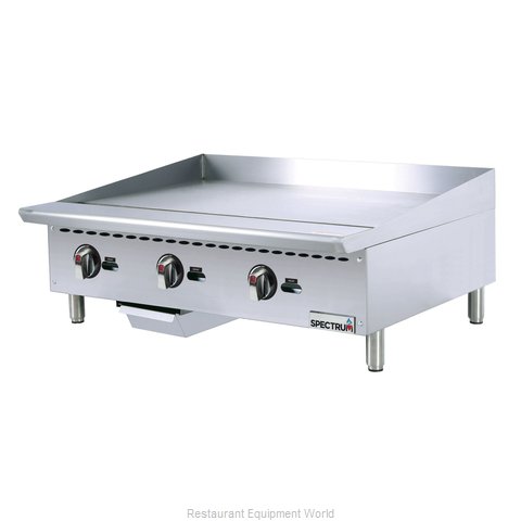 Winco NGGD-36M Griddle, Gas, Countertop