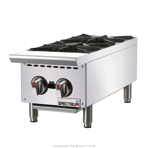 Winco NGHP-2 Hotplate, Countertop, Gas