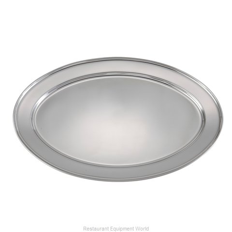 Winco OPL-18 Platter, Stainless Steel