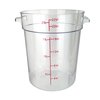 Winco PCRC-22 Food Storage Container, Round