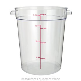 Winco PCRC-8 Food Storage Container, Round