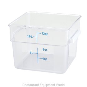 Winco PCSC-12C Food Storage Container, Square