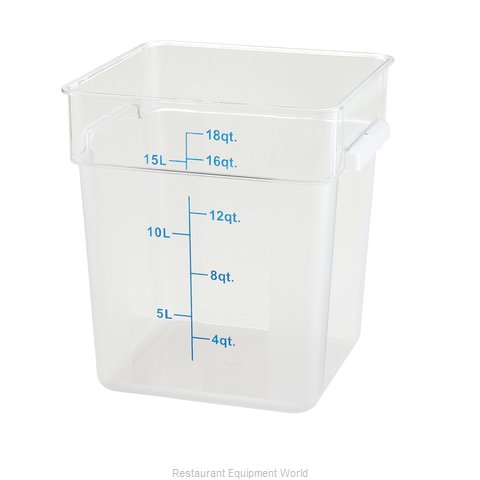 Winco PCSC-18C Food Storage Container, Square