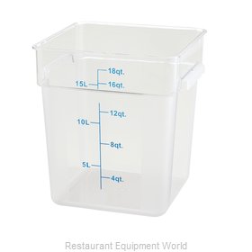 Winco PCSC-18C Food Storage Container, Square