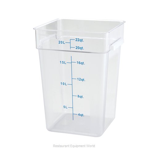 Winco PCSC-22C Food Storage Container, Square