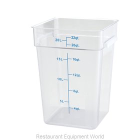 Winco PCSC-22C Food Storage Container, Square