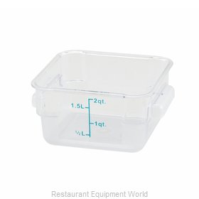 Winco PCSC-2C Food Storage Container, Square