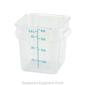 Winco PCSC-4C Food Storage Container, Square