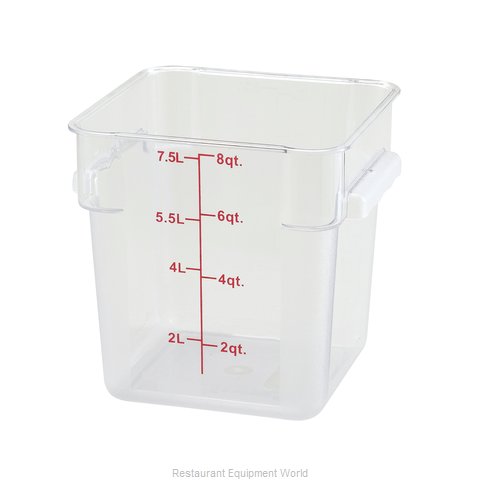 Winco PCSC-8C Food Storage Container, Square