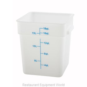 Winco PESC-18 Food Storage Container, Square