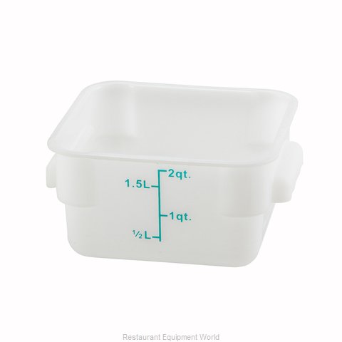 Winco PESC-2 Food Storage Container, Square