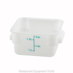 Winco PESC-2 Food Storage Container, Square